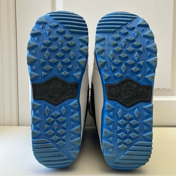 Burton Men’s Invader Snowboard Boots Imprint 1 Black White Blue Size 14 - Picture 16 of 16